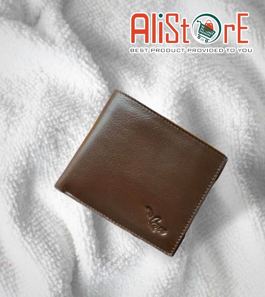 Bee Leather Short Wallet